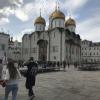 This is one of the famous churches in the Kremlin. The coronation of every czar and czarina happened in this church