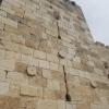 Walls next to the Jaffa Gate that were built during the Ottoman Period