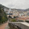 Path leading up and down the mountains in Monte-Carlo, Monaco 