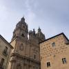 The building on the right here in Salamanca is called "Casa de las Conchas" and legend says that under one of the seashells there is a hidden treasure!