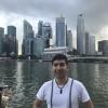 Here I am standing in front of the bay and downtown Singapore 