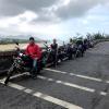 Even though it is risky, one exciting way to see the countryside is by cruising around on a motorcycle 