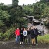 We stumbled across a charming little waterfall while we were exploring the countryside on our motorcycles