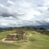 There are six large structures that sit on top of a massive hilltop