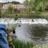 A small town in the center of Galicia called Allariz known for its water mills 