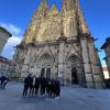 Group photo of ISA participants outside the St. Vitus Cathedral in Prague Castle