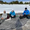 I think my sweater and sunglasses help me blend in with real Norwegians!