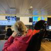 The ship is equipped with many gadgets, including acoustic technologies for mapping the seafloor