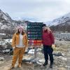 At the trailhead, we were excited at the prospect of snowshoeing to the Gorsa Bridge, or GorsaBrua