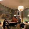 Performing in the Danish House, also next door to the FEU