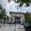 The train station in front of the FEU, which I take to school most days!