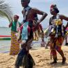 Members of the Ewe (pron. "Eh-way") tribe live in Vodza; Like the Dagombas, the Ewe people have their own language, traditions, and practices