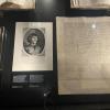 This is an image of Nicolaus Copernicus next to his original writings!
