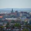 This is what Wawel Castle looks like from above the city