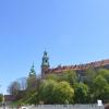 This is what the castle looks like from the bottom of Wawel Hill