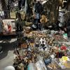 This man sold seemingly everything from old military uniforms and equipment to belts, cups, tea pots and even war medals! 