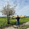 There was an abandoned Soviet fighter plane 