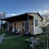 One of the guesthouse buildings with two rooms