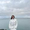 Walking along the coast near downtown Reykjavík, Iceland; from a distance, you can see mountains!