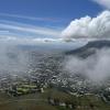 As we began the hike, we found ourselves in the clouds!