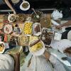 My friends and I put together quite the buffet of food for Thanksgiving
