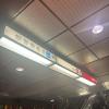 These signs indicate the exit, the street name and the buses that pass by