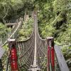 This scary-looking rope bridge wasn't actually quite as scary as it looks!