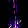 In all the images, you can notice a bright line/thin triangle coming into frame on to or around the neuron being imaged... this is my patch clamp pipette!