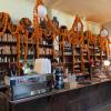 My favorite bakery beautifully decorated with Day of the Dead marigolds