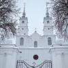 Another really cool site near our field site is the Roman Catholic Church of Archangel Michael... check out the white building, white snow and white sky!