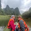 A boat in Ninh Bình!