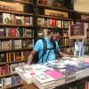 Sam was SO excited to find this bookstore! It was the first Spanish-dominant bookstore he had visited.