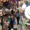 After the boat ride and visiting the hatchery, we went to a market in Coyoacán. Here is a view of the beautiful, narrow market hallways full of wonderful things to buy!