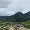 La vista de Chontabamba desde una montaña local