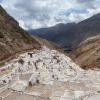 Seven hundred salt mines that are still owned and harvested by the people of Maras