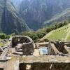 A view from above the temple of the Sun that is now closed off to protect the site