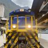 One of the many trains that go back and forth between Aguas Calientes and Cusco