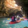 Inside the caves off the coast of Lagos (southern Portugal)