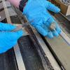 A closer look at samples, which were typically a few centimeters long