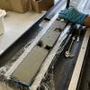 After samples had been scooped out, the holes in the cores were filled in with pieces of foam to hold each core together