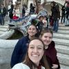 Famous mosaic chameleon in Park Guell in Barcelona, Spain