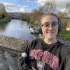 The tumbling waters of the River Avon that run through Bath