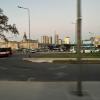 Traffic circle in Buenos Aires