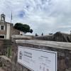 Visiting the ruins of the Jesuit people (members of the Society of Jesus - a religious order of the Catholic Church that founded Georgetown University among many others) 