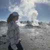 A geothermal spring