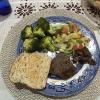 A typical meal my host mom makes; she likes to make everything from scratch and it is not that different from what I eat in America
