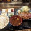 Beef cutlet meal set where you can grill the meat on a mini stone stove!