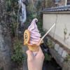 Sakura ice cream based on a supernatural manga series