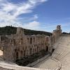 This is the ancient stone theatre of Athens