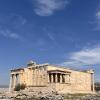 This is the Erechtheion temple that is next to the Acropolis